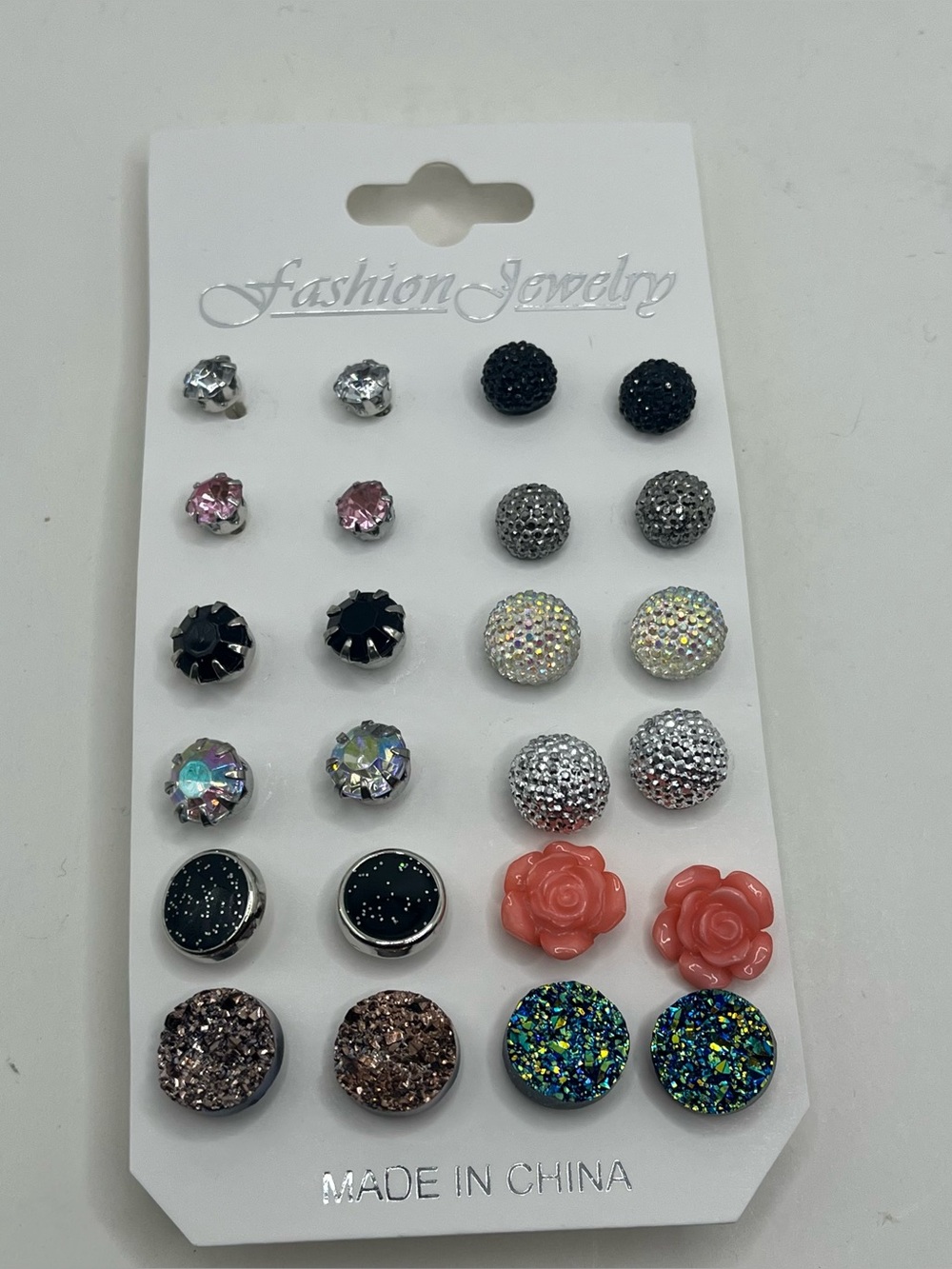 Fashion Jewelry Earring Set - Multi-Color Stud Pack